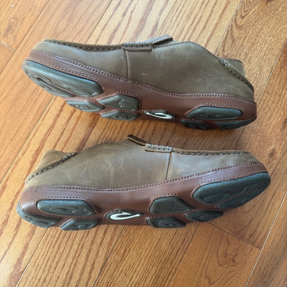 Olukai men’s slip on moloa slip on leather shoes size 9.5 - Picture 6 of 7